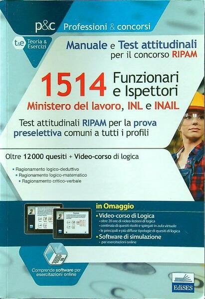 Concorso RIPAM 1514 Funzionari e Ispettori nel Ministero del lavoro, …
