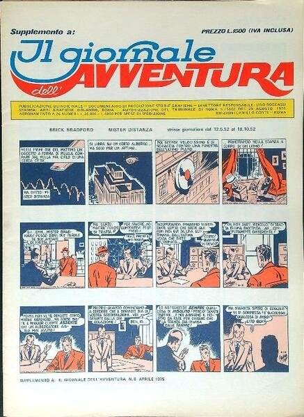 Supplemento a Il giornale dell'avventura n. 8/aprile 1975