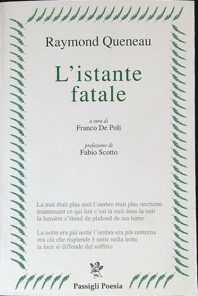 L' istante fatale. Testo francese a fronte | Immagine principale