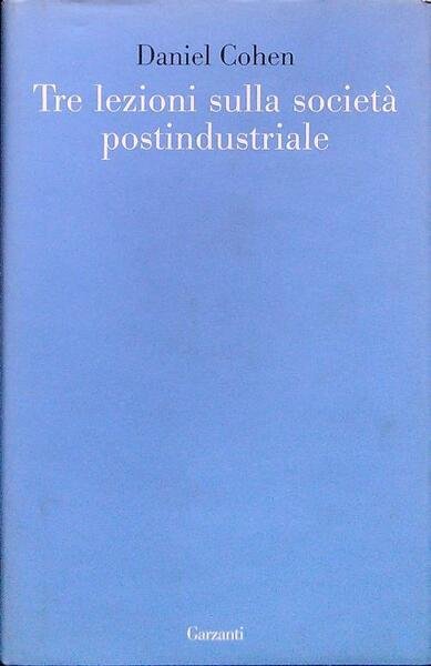 Tre lezioni sulla societa' postindustriale | Immagine principale