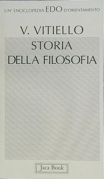 Storia della filosofia