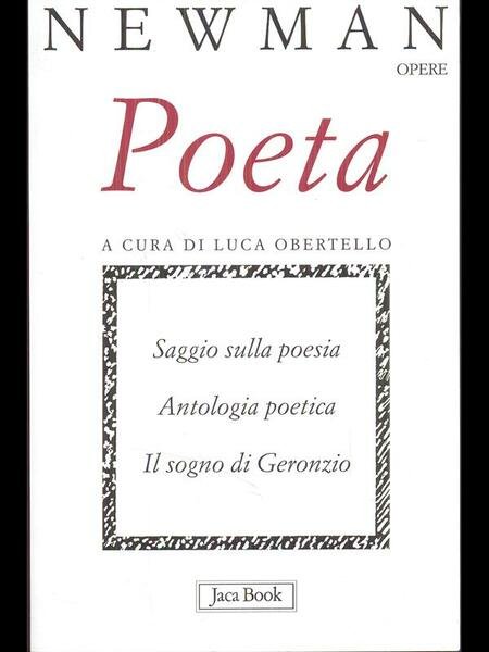 Saggio sulla poesia, Antologia poetica, Il sogno di Geronzio | Immagine principale