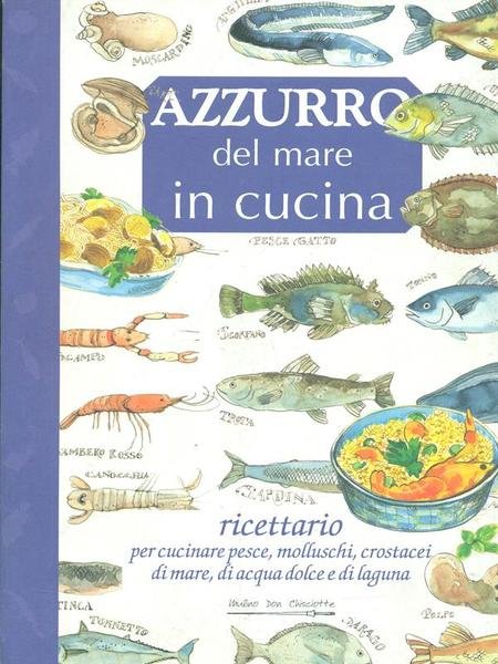 Azzurro del mare in cucina