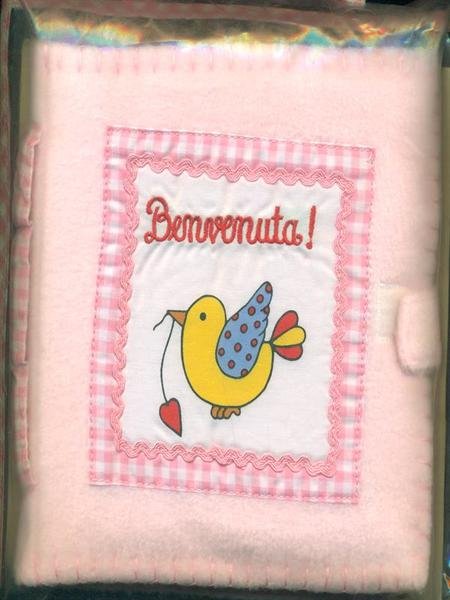 Benvenuta! Libro-cuscino