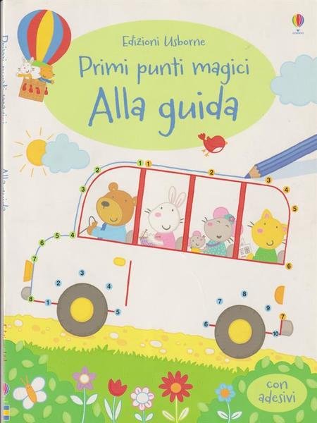 Alla guida. Con adesivi