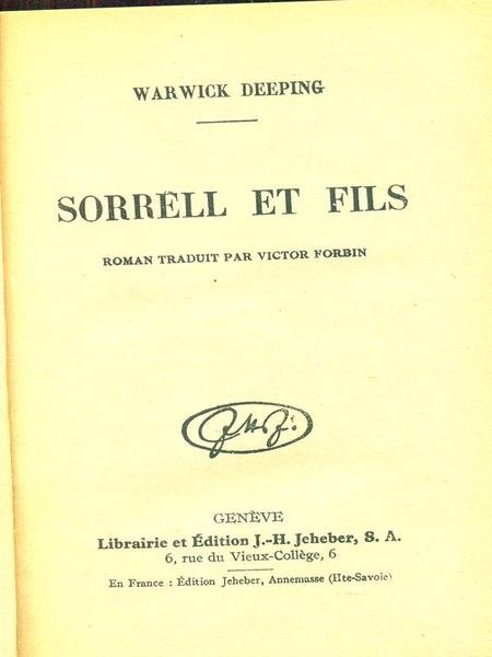 Sorrell et fils | Immagine principale