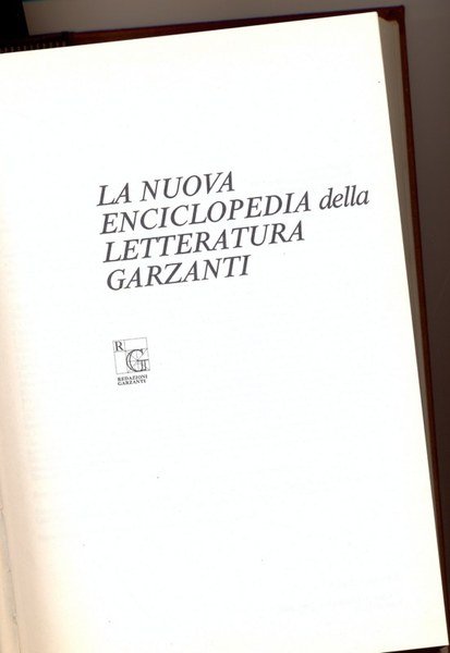 La nuova enciclopedia della Letteratura