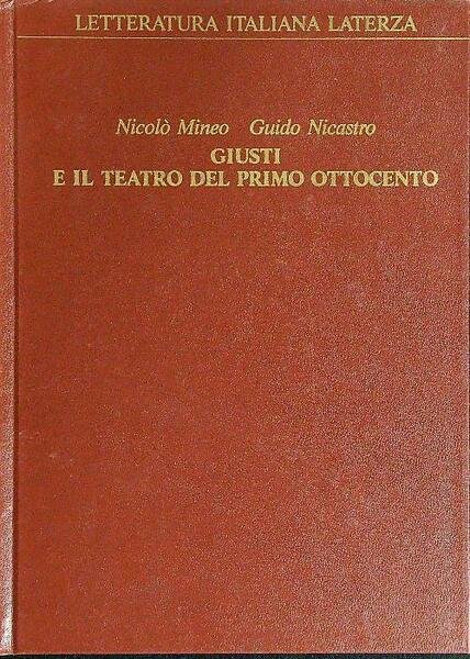 Giusti e il teatro del primo Ottocento