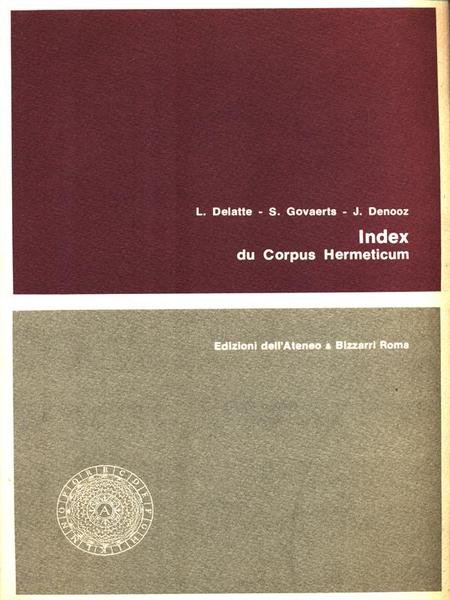 Index du Corpus Hermeticum