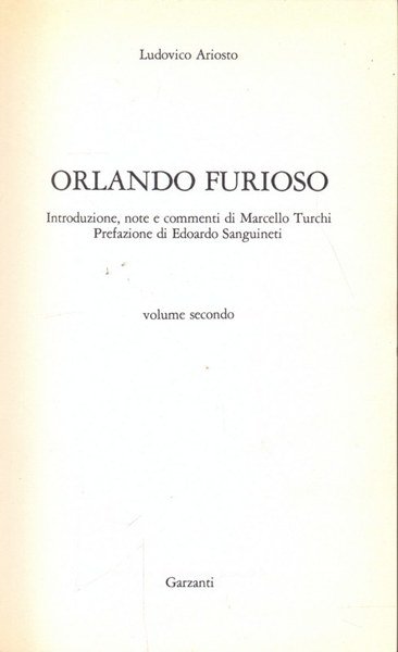 Orlando Furioso. Vol 2