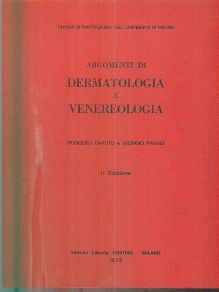 Argomenti di dermatologia e venereologia