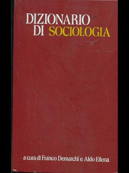 Dizionario di sociologia