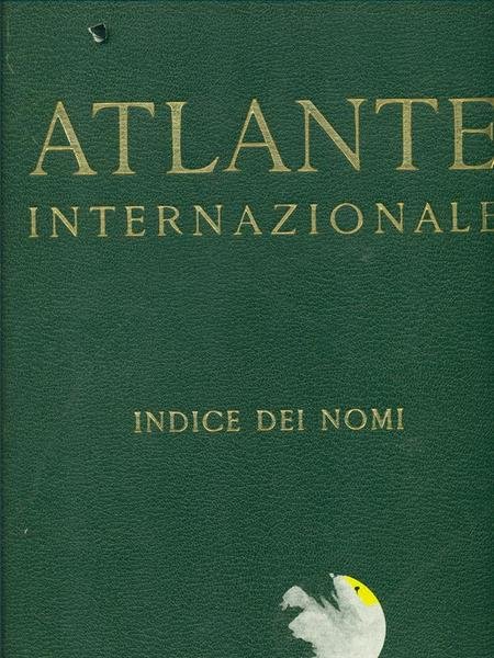 Atlante internazionale - Indice dei nomi | Immagine principale