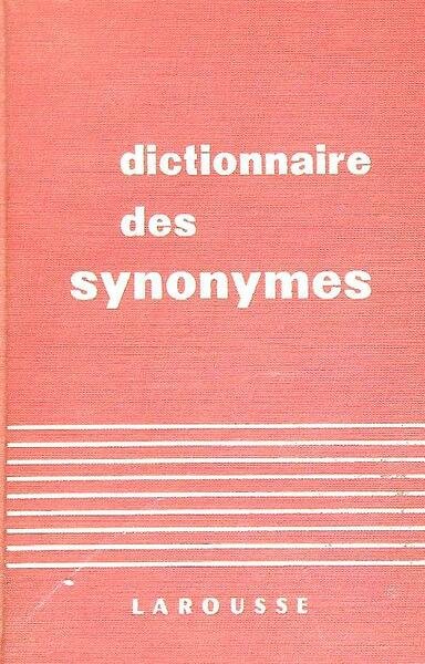 Dictionnaire des synonymes