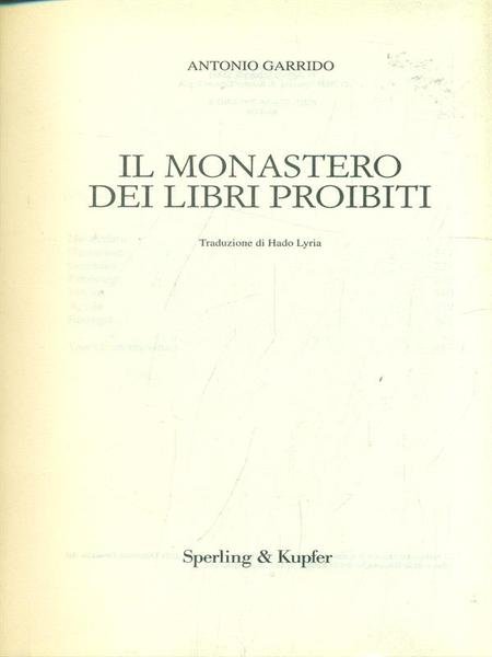 Il monastero dei libri proibiti | Immagine principale