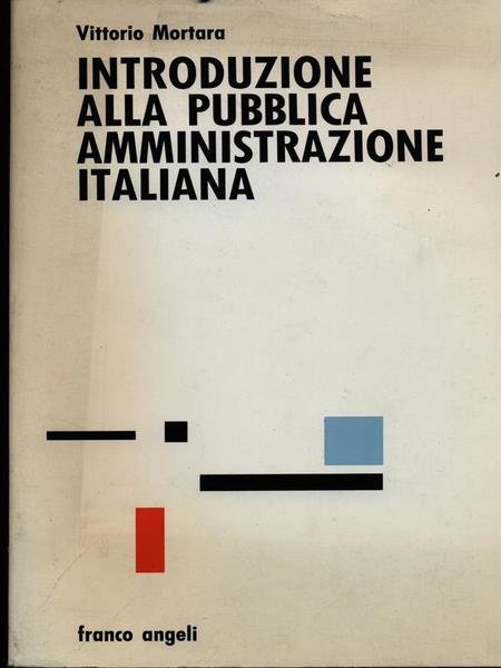 Introduzione alla pubblica amministrazione italiana
