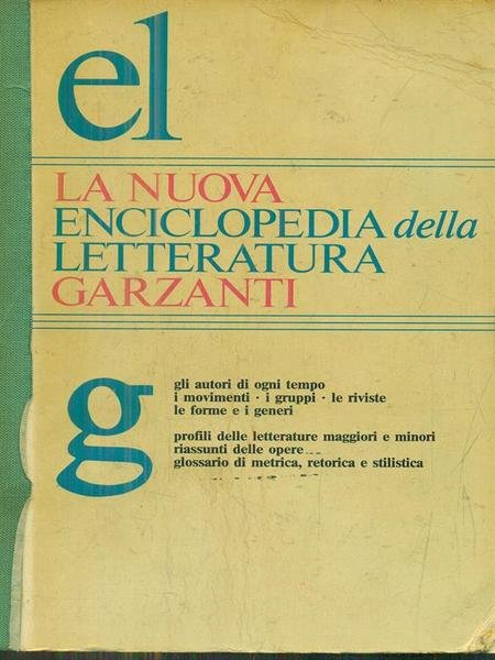 La nuova enciclopedia della letteratura Garzanti