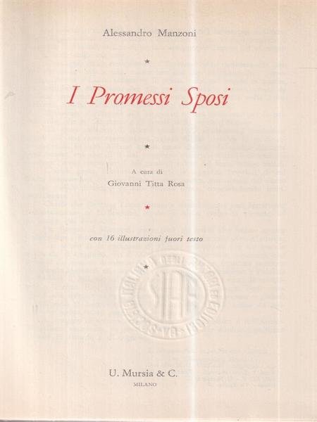 I Promessi Sposi