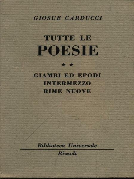 Tutte le poesie vol. 2