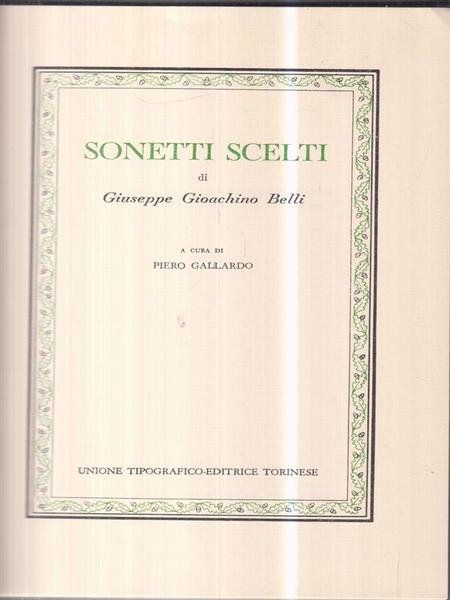 Sonetti scelti | Immagine principale