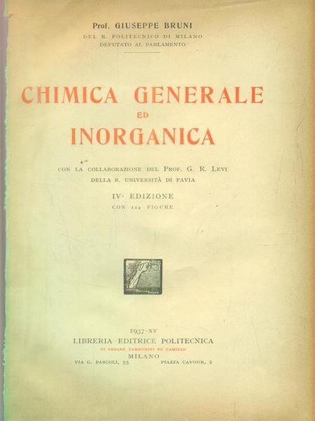 Chimica generale ed inorganica