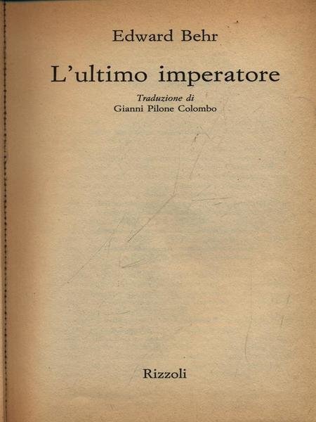 L'ultimo imperatore