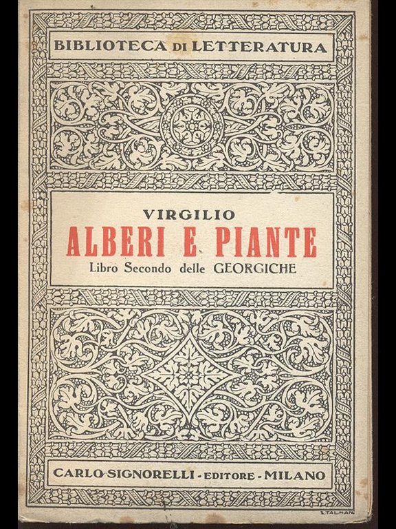Alberi e piante - libro secondo delle Georgiche
