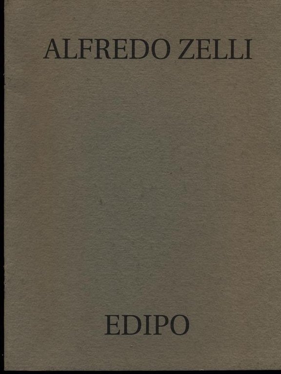 Alfredo Zelli - Edipo