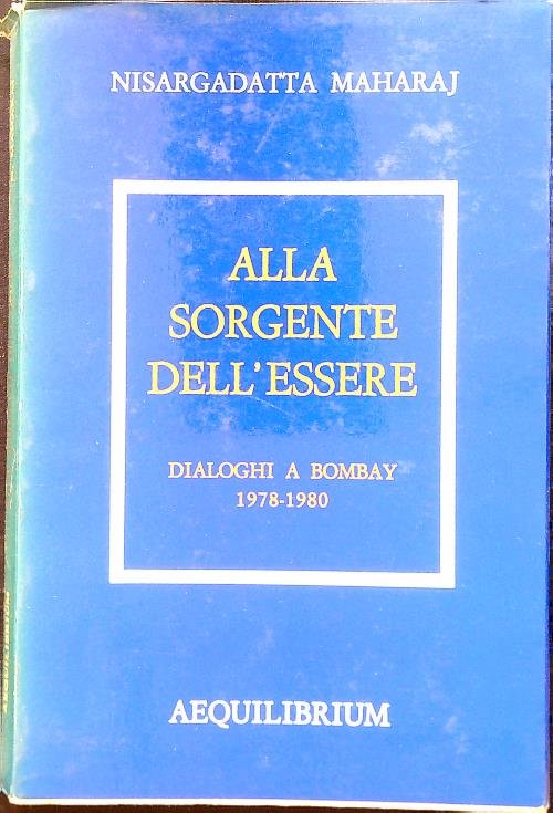 Alla sorgente dell'essere