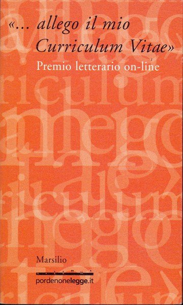 Allego il mio curriculum vitae