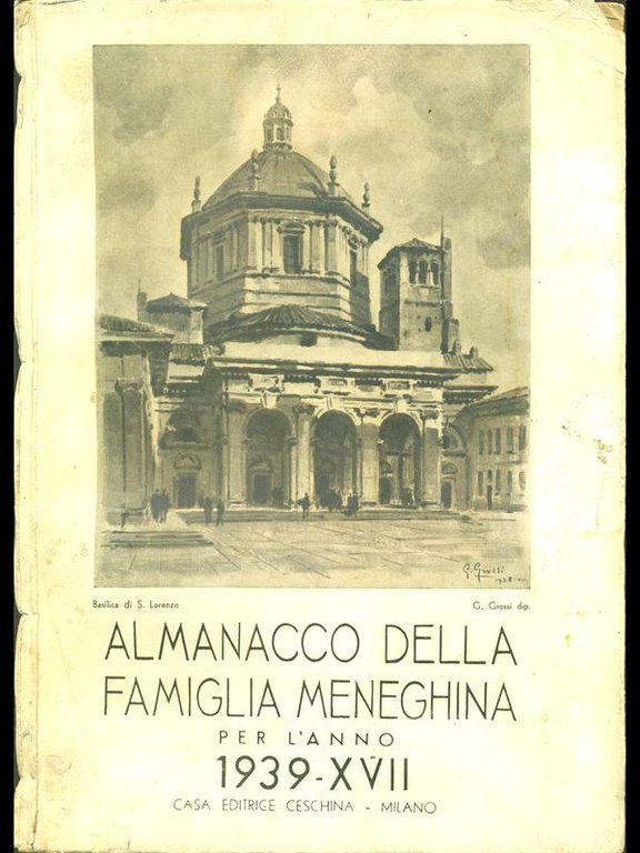 Almanacco della famiglia meneghina 1939 -XVII | Immagine Gallery 2