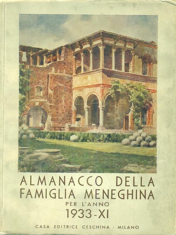 Almanacco della famiglia Meneghina per l'anno 1933-XI