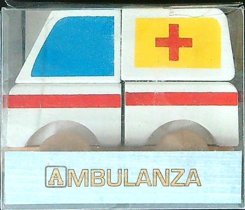 Ambulanza. Mezzi in legno smonta e rimonta. Ediz. a colori