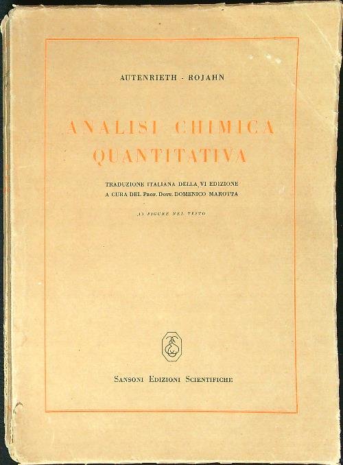 Analisi chimica quantitativa
