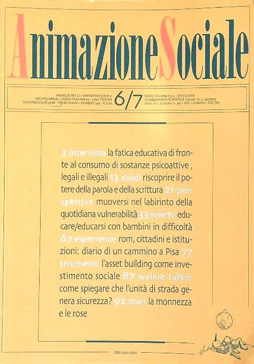Animazione Sociale 6/7 2008