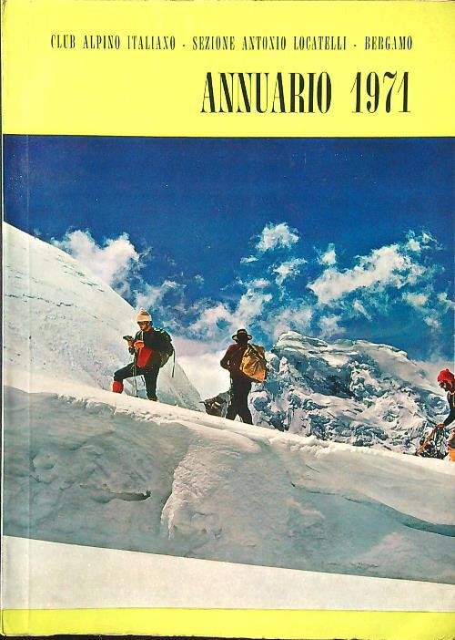 Annuario 1971 CAI Bergamo