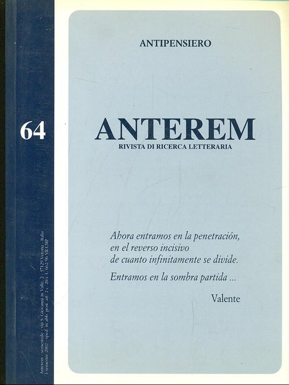 Anterem n. 64/2002