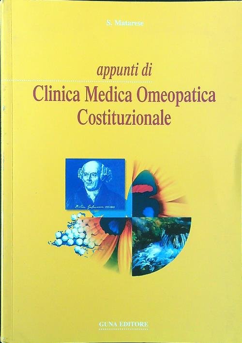 Appunti di clinica medica omeopatica costituzionale