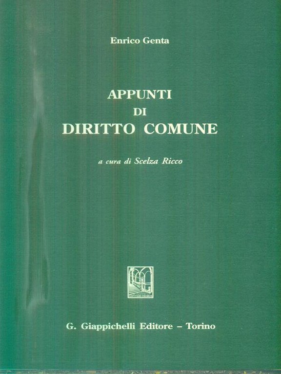 Appunti di diritto comune