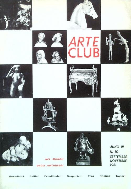 Arte Club N. 10 - Settembre Novembre 1961
