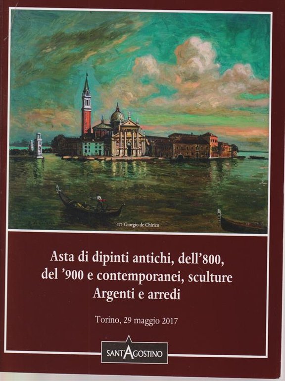 Asta 142. Dipinti sculture argenti e arredi. Sant'Agostino casa d'Aste. …