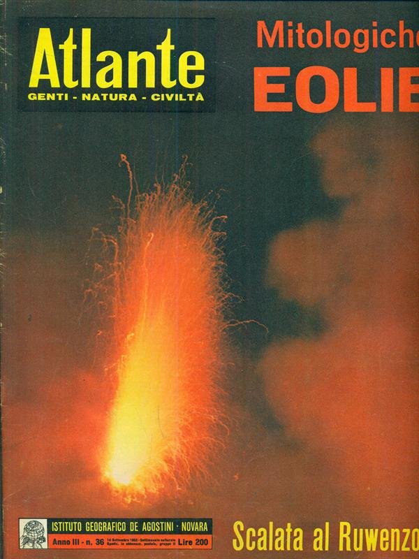 Atlante genti natura civilta anno III N 36 / 14 …