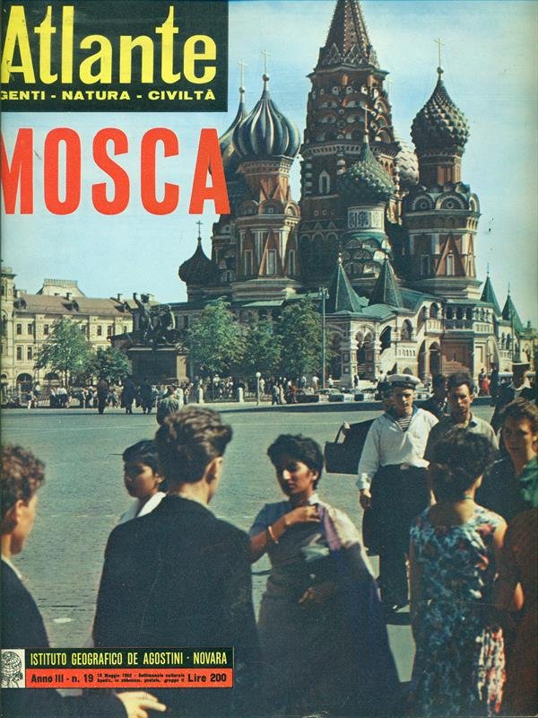 Atlante Mosca 18 Maggio 1962