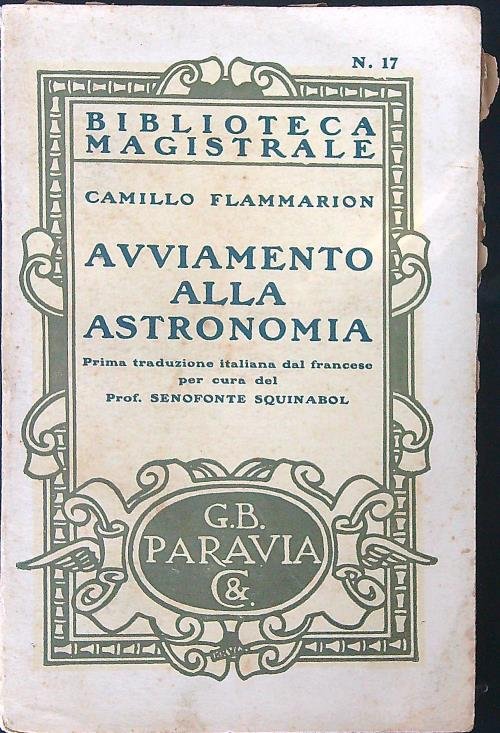 Avviamento alla astronomia