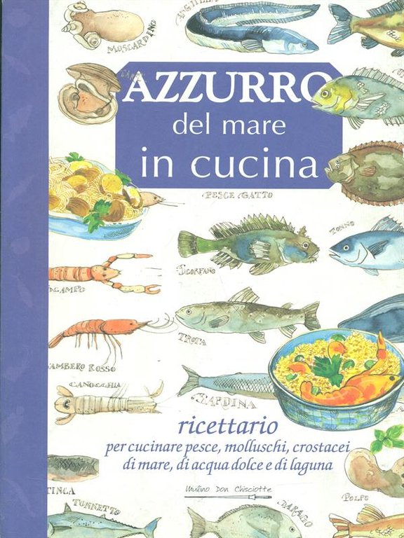 Azzurro del mare in cucina