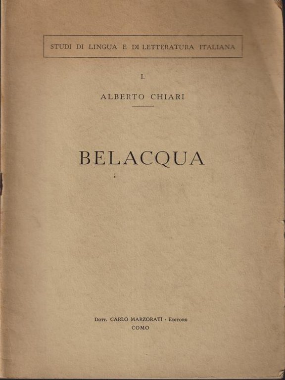 Belacqua | Immagine Gallery 2