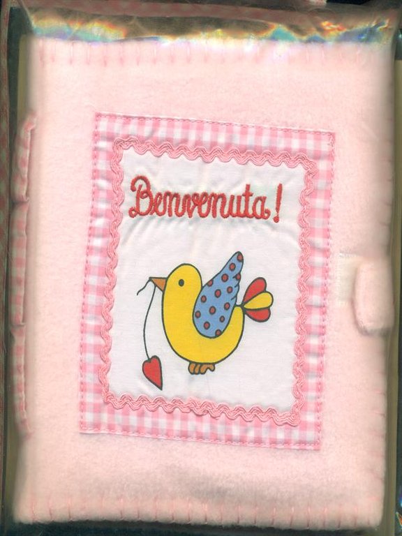Benvenuta! Libro-cuscino