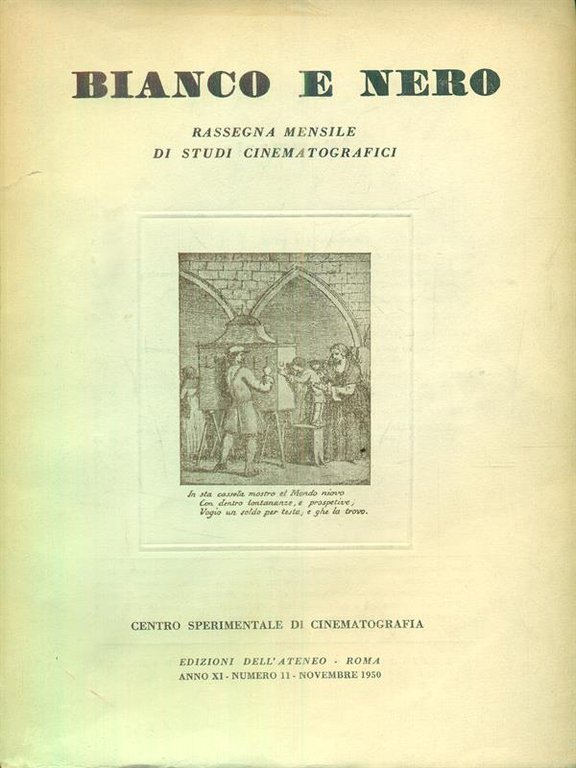 Bianco e nero 11 / novembre 1950