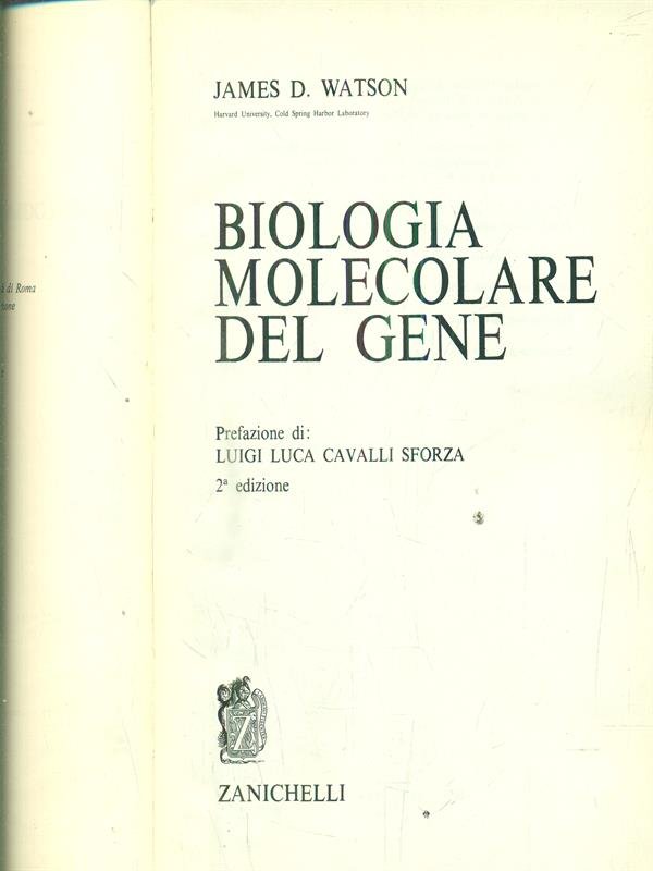 Biologia molecolare del gene