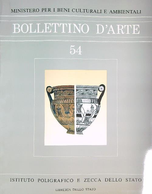 Bollettino d'arte 54/1989